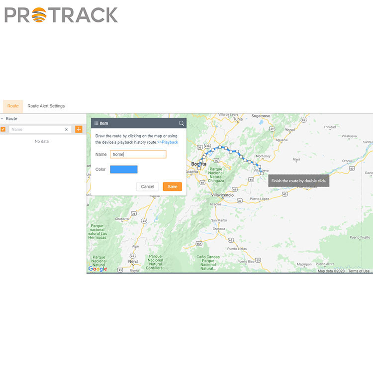 Vehiculum classis Ratio, GPS semita