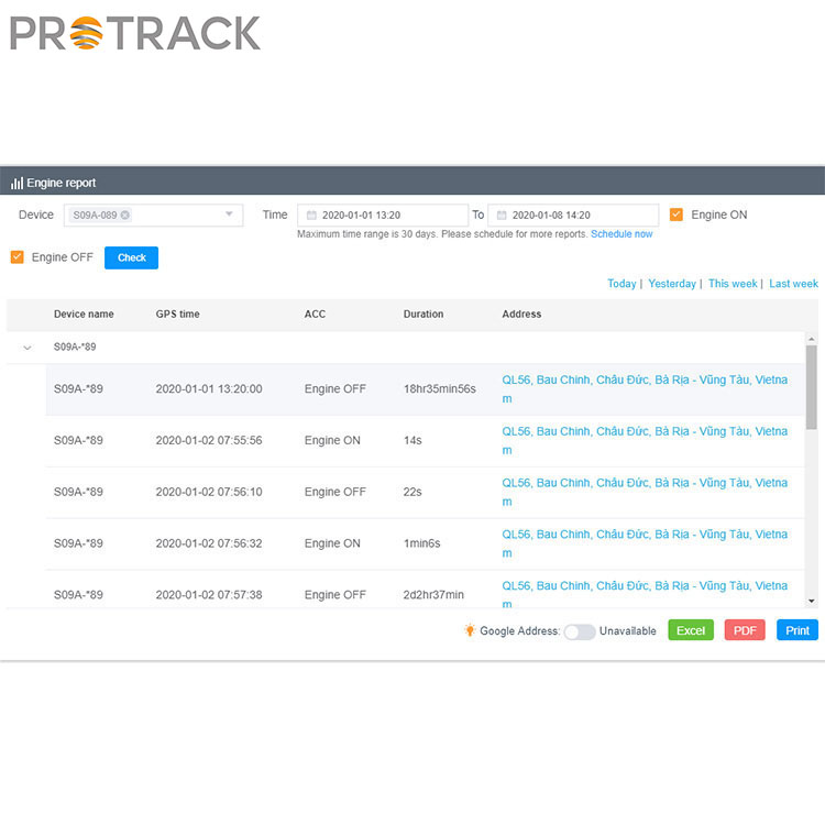 Quae software adhibetur ad GPS tracking?