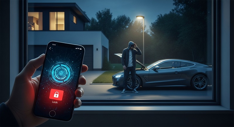 Ultima defensionis: Restitit Car fures frigus cum Protrack GPS System